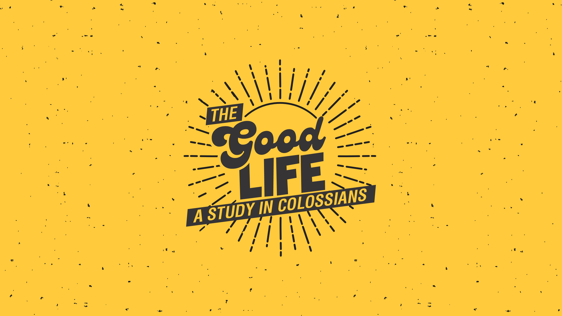 The Good Life | Shalom