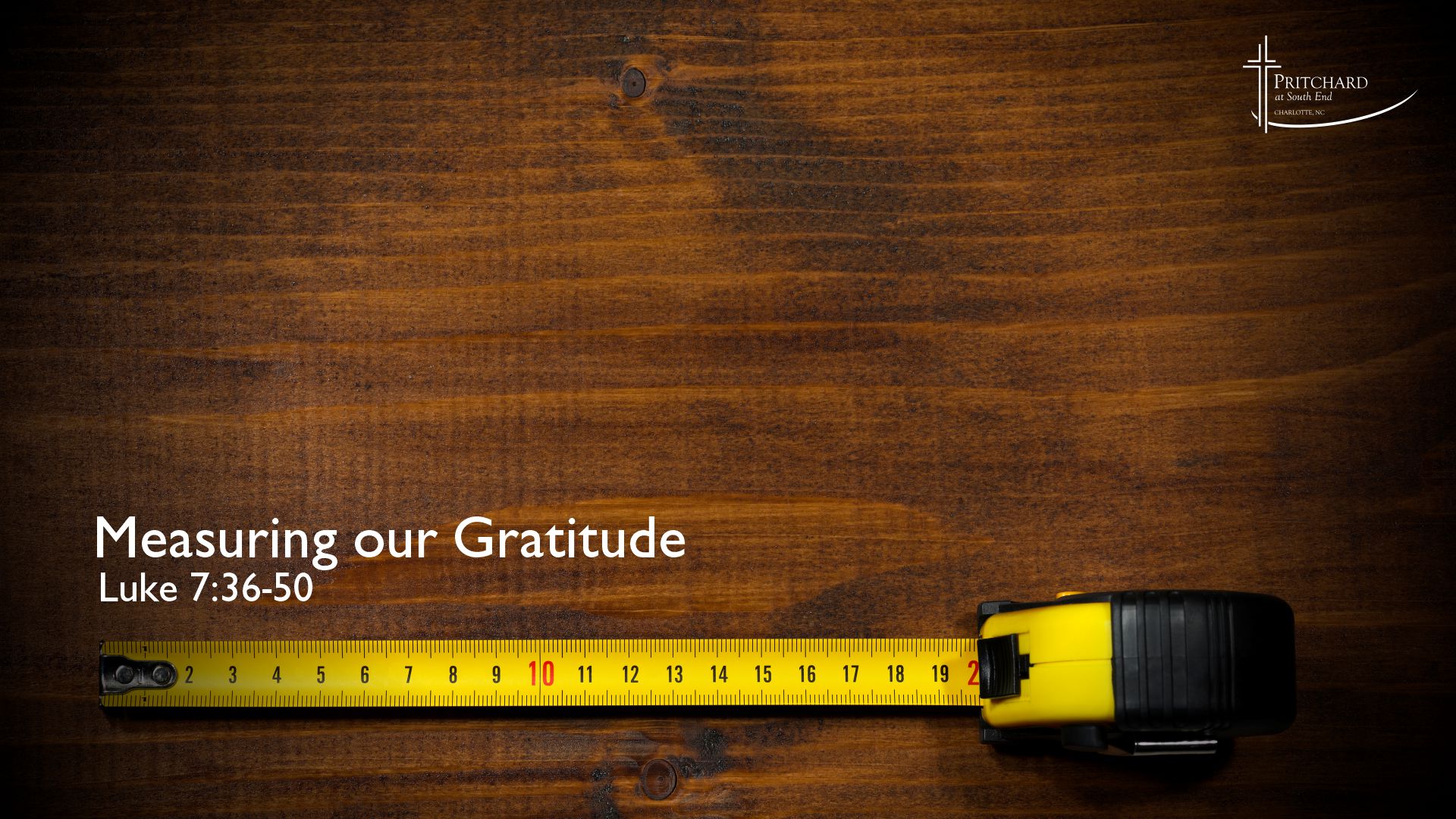 Measuring our Gratitude